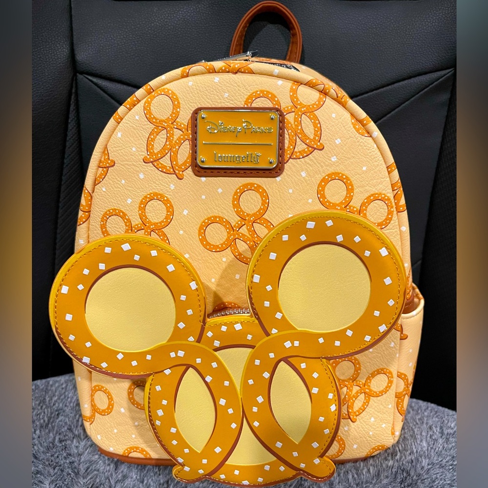 Disney Pretzel Loungfly Bundle with ears. NWT